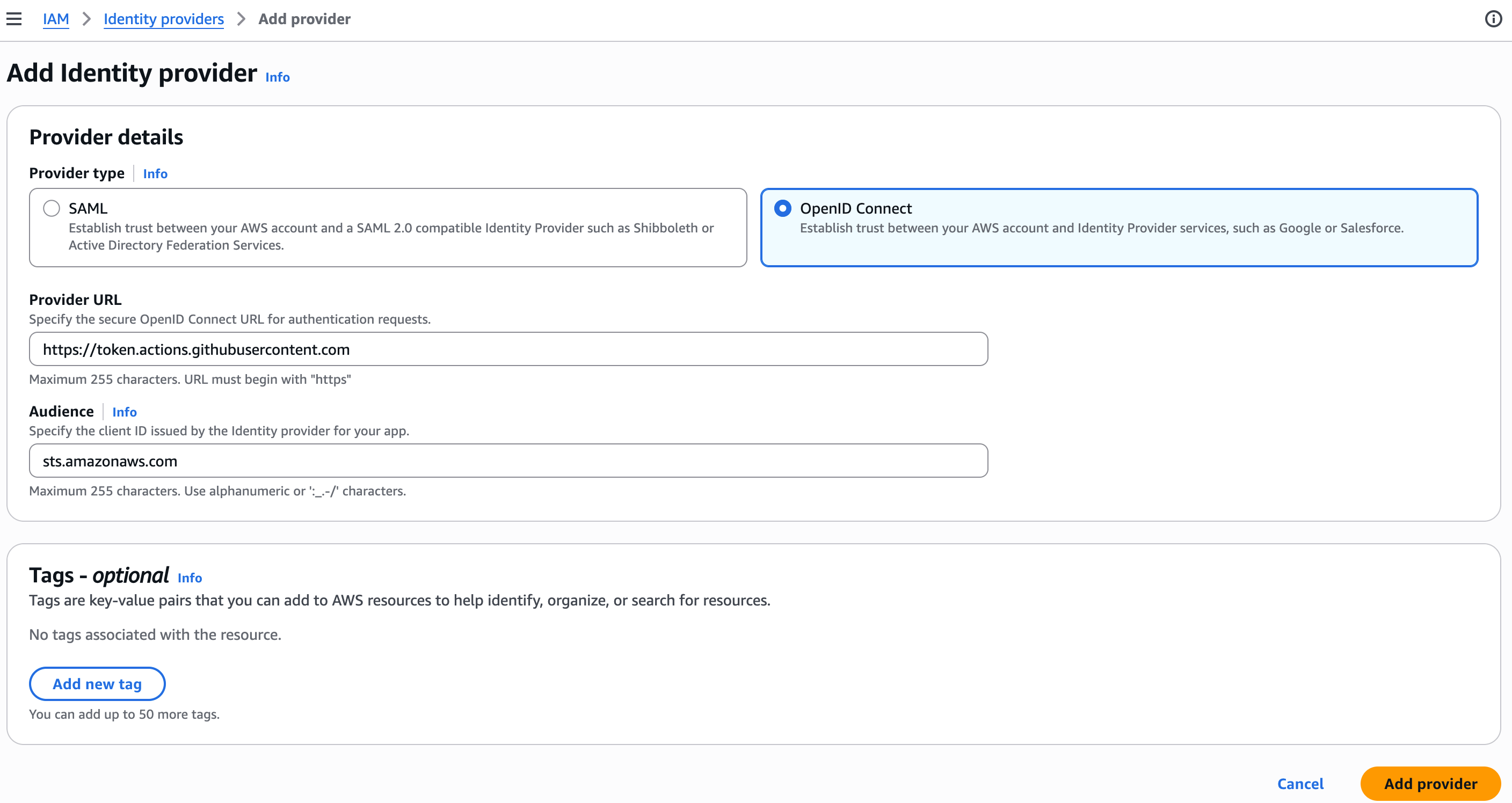 aws-identity-provider-configuration