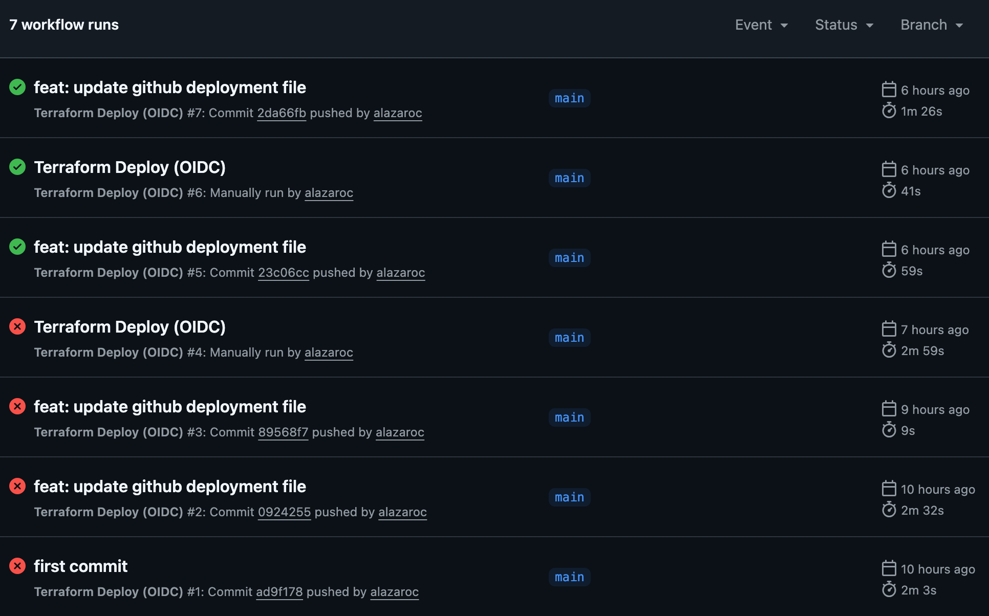 github-actions-execution-errors