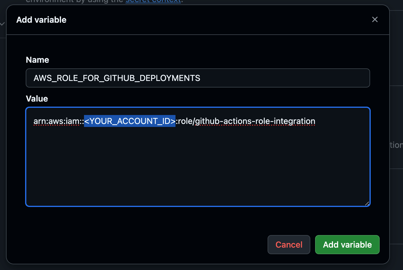 github-repository-variables-role